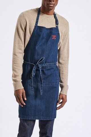 Tablier en jean Bleu marine