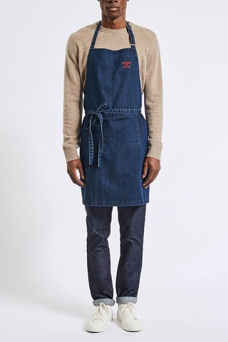 Tablier en jean Bleu marine