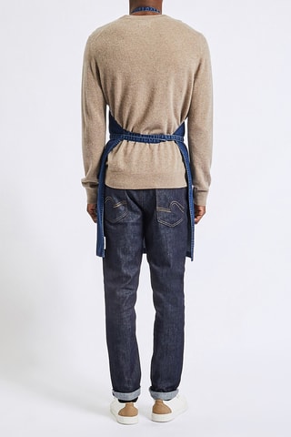 Tablier en jean Bleu marine