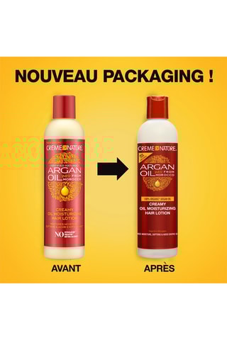 Lotion hydratante Creme of Nature® à l'Huile d'Argan - 250 ml