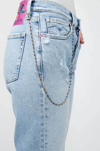 Pantalon slouchy Leony - Bleu clair