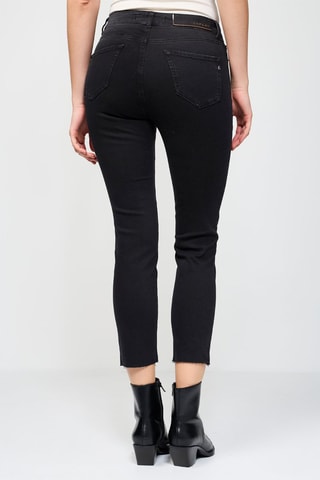 Pantalon cigarette Faaby Cigarette Crop - Gris foncé