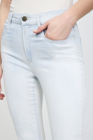Jean cigarette Faaby Cigarette Crop - Bleu clair