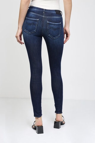 Jean taille haute skinny Stella - Bleu
