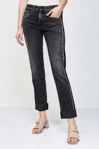 Jean Boyfit Heter - Gris foncé