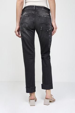 Jean Boyfit Heter - Gris foncé