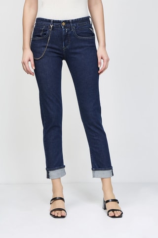 Jean Boyfit Heter - Bleu foncé