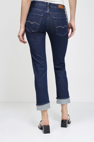 Jean Boyfit Heter - Bleu foncé