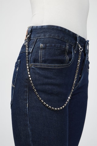 Jean Boyfit Heter - Bleu foncé