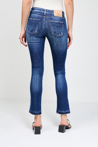Jean Cropped Boot Dominiqli - Bleu foncé