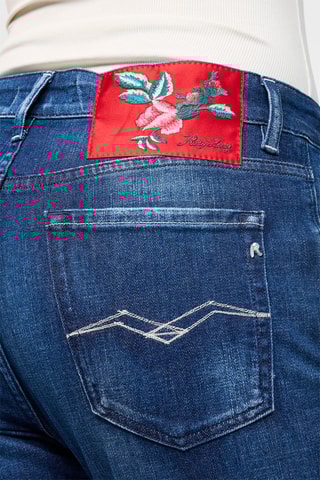 Jean Slim Boyfit Marty - Bleu foncé
