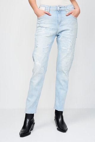 Jean Slim Boyfit Marty - Bleu clair