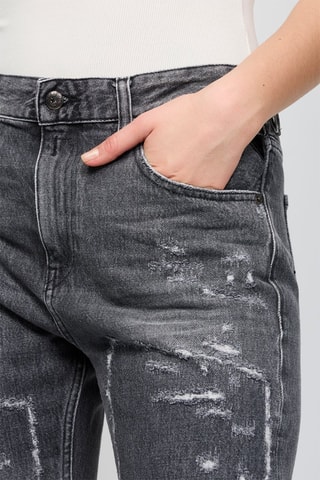 Jean Slim Boyfit Marty - Gris