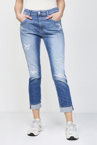 Jean Slim Boyfit Marty - Bleu