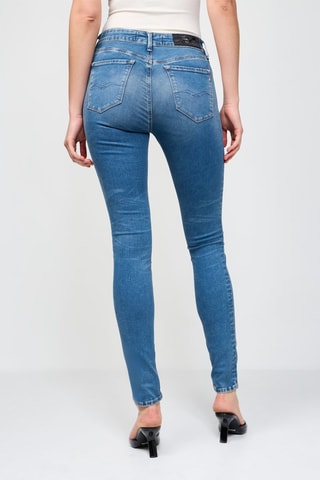 Jean taille haute skinny Luzien - Bleu