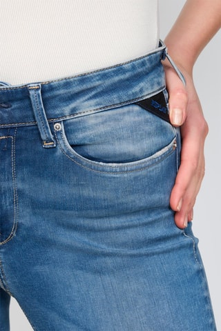 Jean taille haute skinny Luzien - Bleu