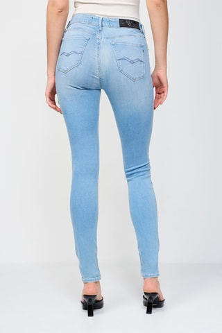 Jean taille haute skinny Luzien - Bleu clair