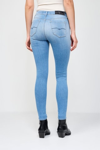 Jean taille haute skinny Luzien - Bleu clair