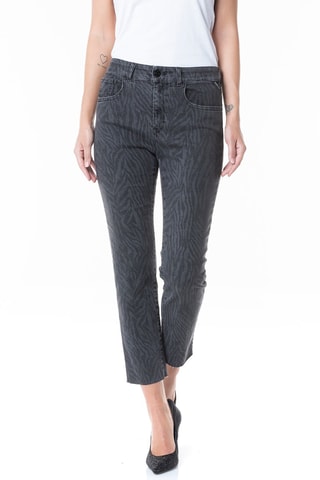 Jean Cigarette Faaby - Gris
