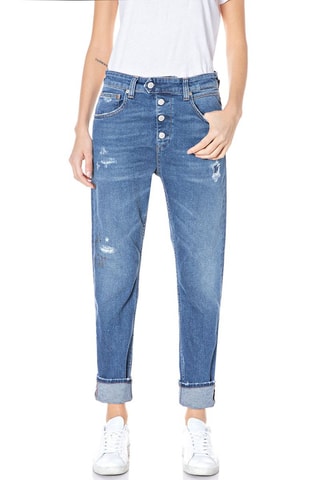 Jean Slim Boyfit Rajna - Bleu