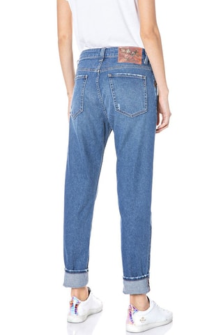 Jean Slim Boyfit Rajna - Bleu