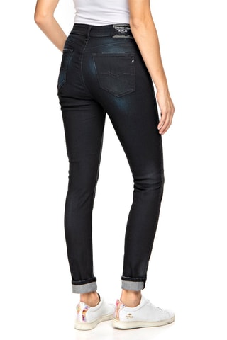 Jean Skinny taille haute Luzien - Bleu foncé