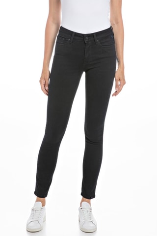 Jean Skinny taille haute Luzien - Bleu foncé