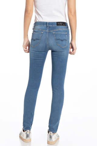 Jean Skinny taille haute Luzien - Bleu