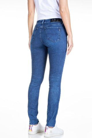 Jean Skinny taille haute Luzien - Bleu