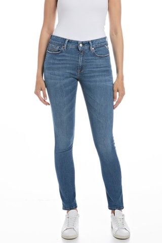 Jean Skinny taille haute Luzien - Bleu