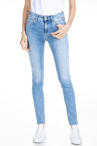 Jean Skinny taille haute Luzien - Bleu