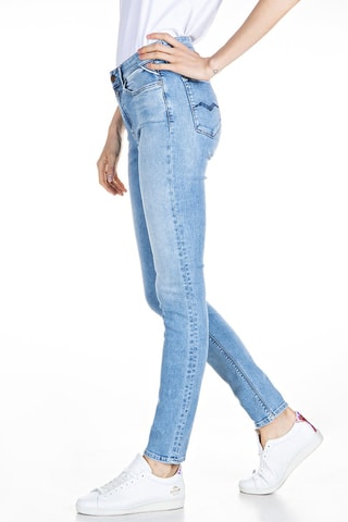 Jean Skinny taille haute Luzien - Bleu