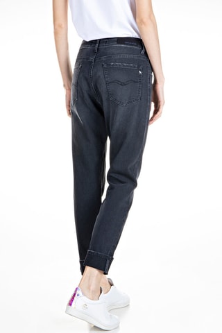 Jean Slim Boyfit Marty - Gris foncé