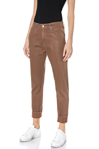 Jean Slim Boyfit Marty - Marron