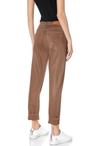 Jean Slim Boyfit Marty - Marron