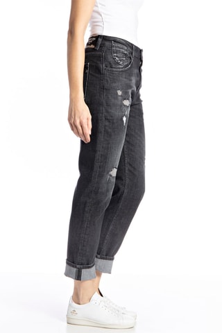 Jean Slim Boyfit Marty - Gris foncé