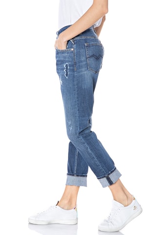 Jean Slim Boyfit Marty - Bleu