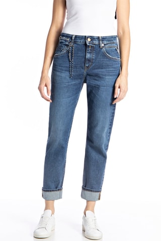 Jean Slim Boyfit Marty - Bleu