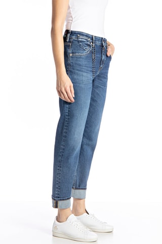Jean Slim Boyfit Marty - Bleu