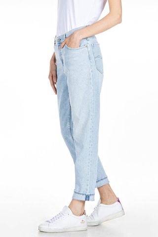 Jean taille haute Tapered Kiley - Bleu