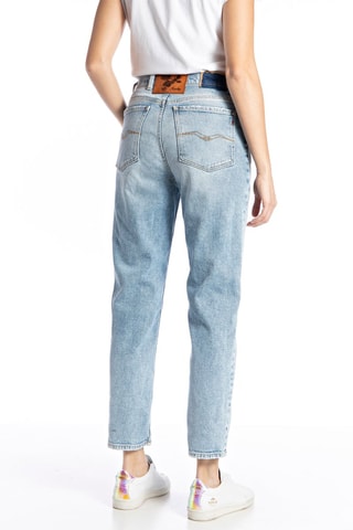 Jean taille haute Tapered Kiley - Bleu