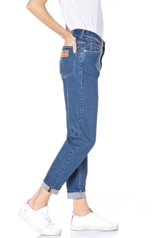Jean taille haute Tapered Kiley - Bleu