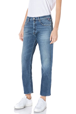 Jean taille basse Slouchy Leony - Bleu