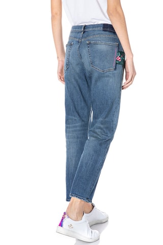 Jean taille basse Slouchy Leony - Bleu