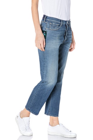 Jean taille basse Slouchy Leony - Bleu