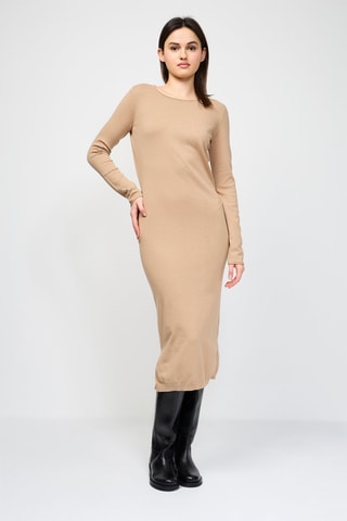 Robe longue - Beige