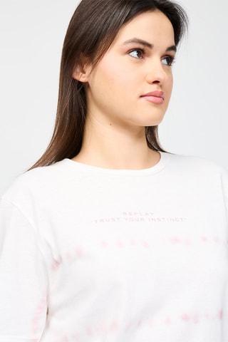 T-shirt oversize - Blanc