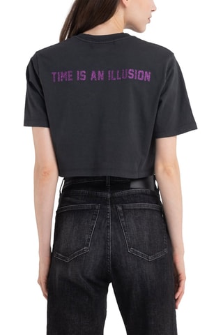 T-shirt cropped - Noir