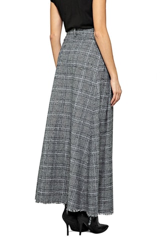 Jupe longue en laine - Gris