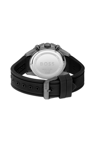 Montre à quartz en silicone  Noir